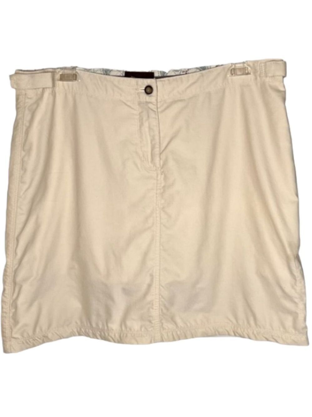 Horny Toad Embroidered Cotton/Nylon Hiking Skort - Ivory - 10